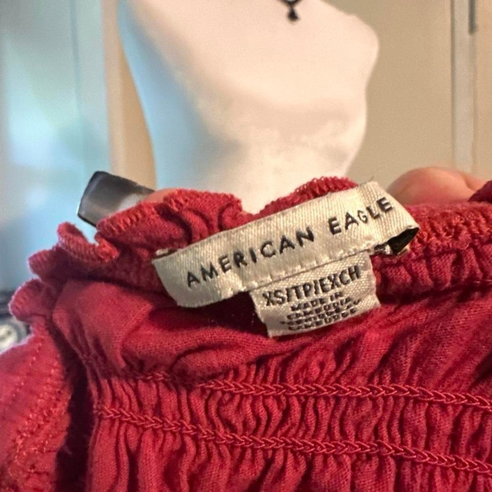 American Eagle smocked crop tank - Picture 2 of 2